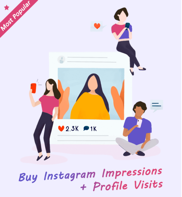 Buy Instagram Impressions + Profile Visits